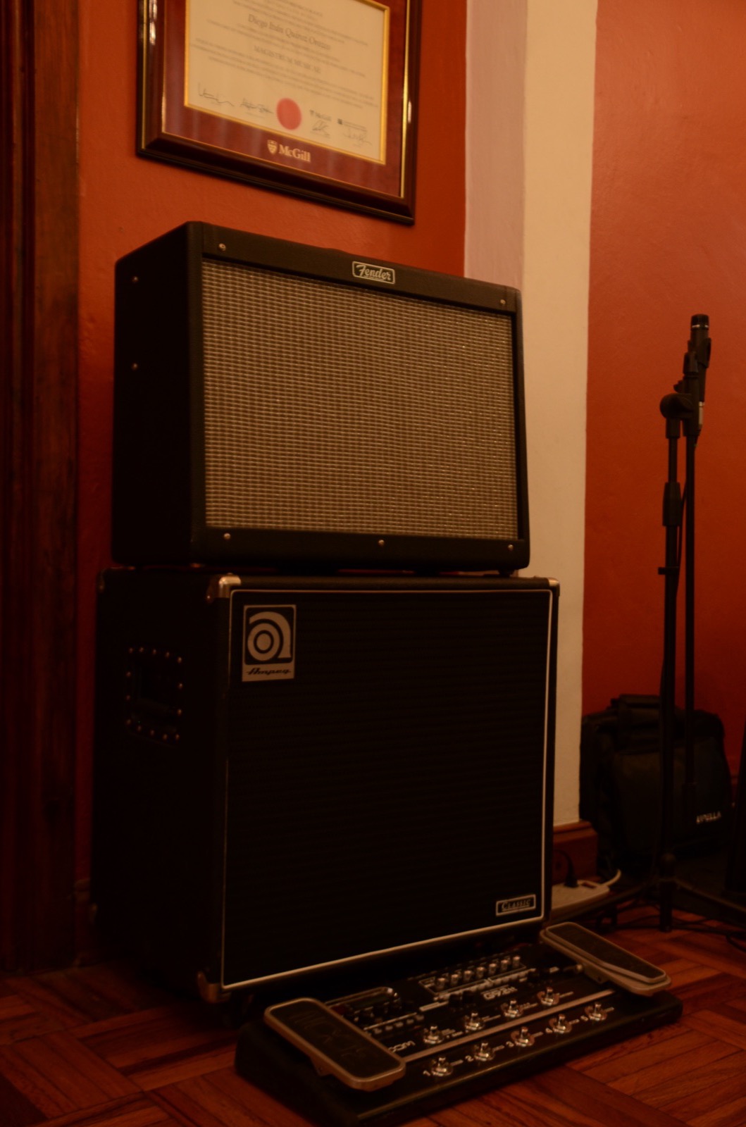 Amplificadores — Fender Hot Rod Deluxe, Genz-Benz Shuttle